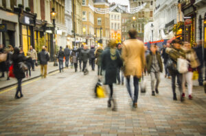  Post covid footfall gains are wiped out as shoppers stay at home