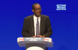  Kwasi Kwarteng defends tax cuts and dismisses market meltdown at Tory party conference