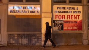  Number of restaurants and food outlets entering liquidation up by almost 50%
